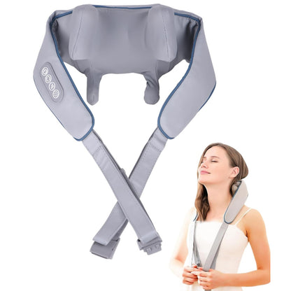 Rechargeable Neck and Shoulder Massager with Heat Therapy
