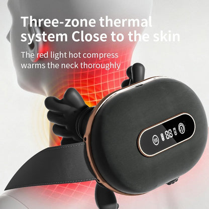 Rechargeable Neck and Shoulder Massager with Heat Therapy