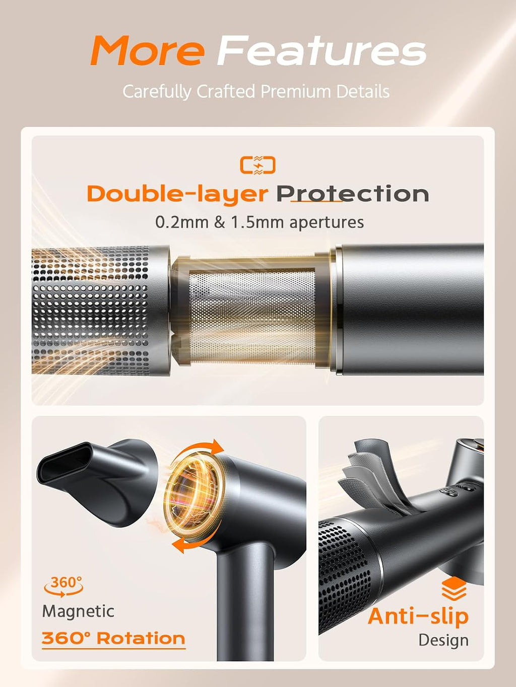 Professional High-Speed Ionic Hair Dryer
