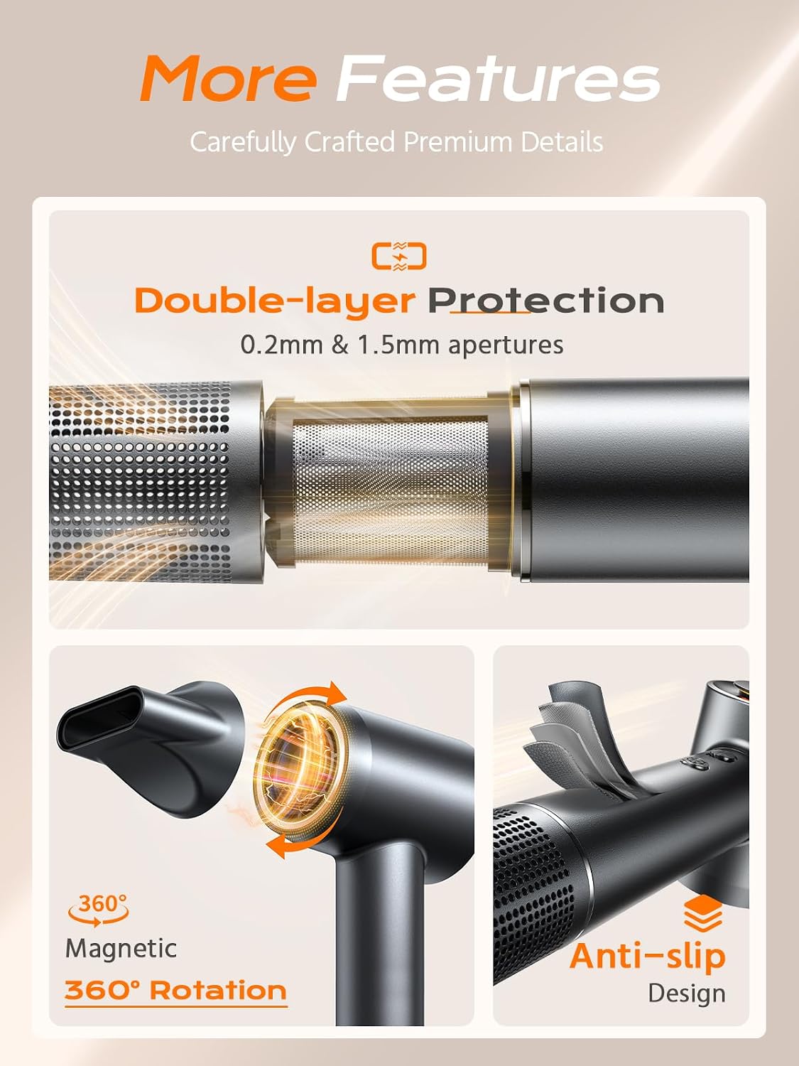 Professional High-Speed Ionic Hair Dryer